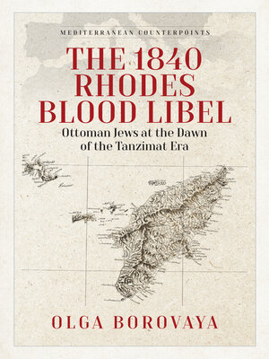 cover image of The 1840 Rhodes Blood Libel